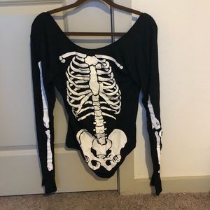 Skelton body suit